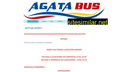 agatabus.pl alternative sites