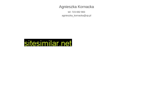 agnieszkakornacka.pl alternative sites