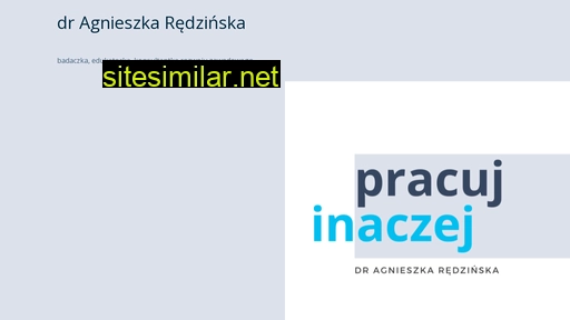 agnieszkaredzinska.pl alternative sites