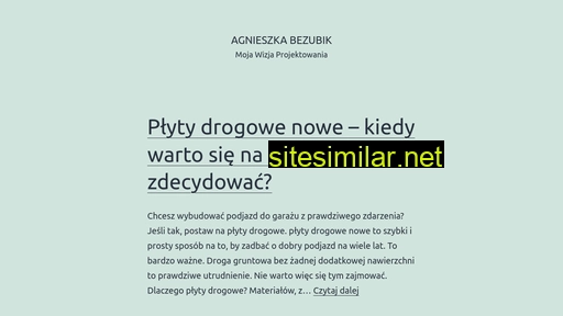 agnieszkabezubik.pl alternative sites