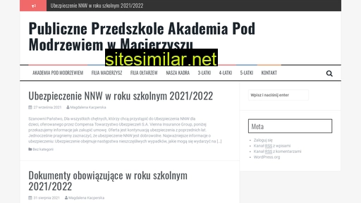 akademiapodmodrzewiem.pl alternative sites