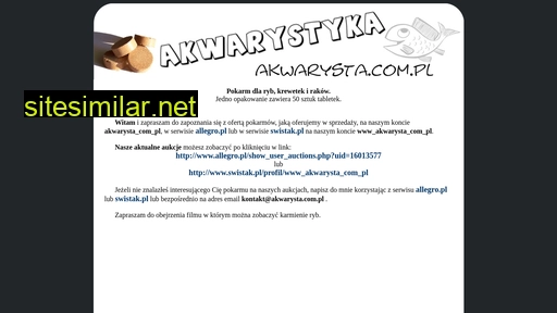 akwarysta.com.pl alternative sites