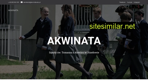 akwinata.edu.pl alternative sites