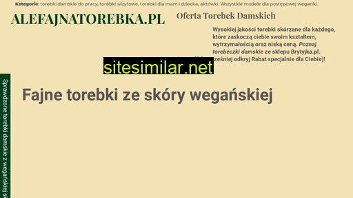 alefajnatorebka.pl alternative sites
