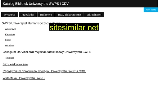 aleph.swps.edu.pl alternative sites