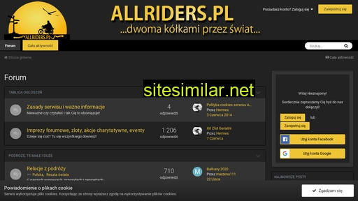 allriders.pl alternative sites
