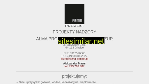 alma-projekt.pl alternative sites