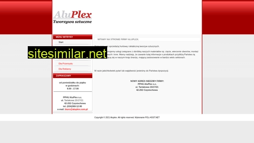 aluplex.com.pl alternative sites
