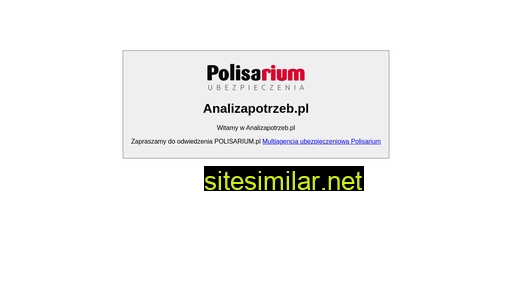analizapotrzeb.pl alternative sites