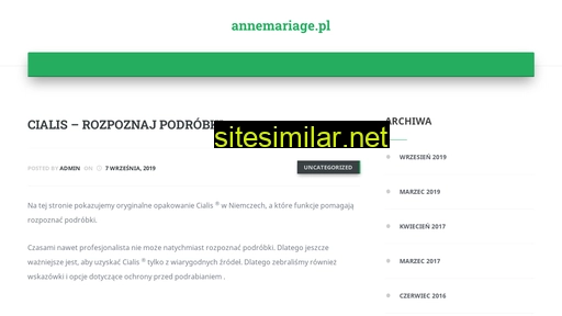 annemariage.pl alternative sites