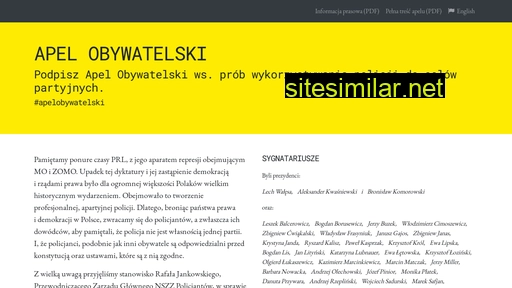 apel-obywatelski.pl alternative sites