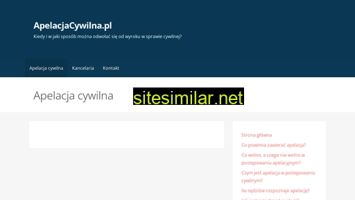 apelacjacywilna.pl alternative sites