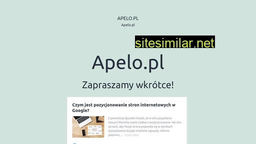 apelo.pl alternative sites