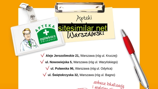 aptekarzwarszawski.pl alternative sites