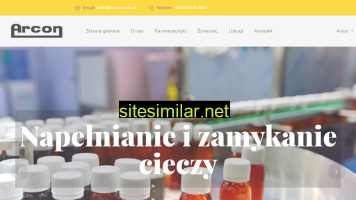 arcon-foodpharma.com.pl alternative sites
