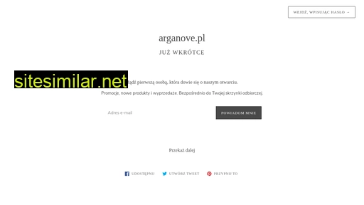 arganove.pl alternative sites