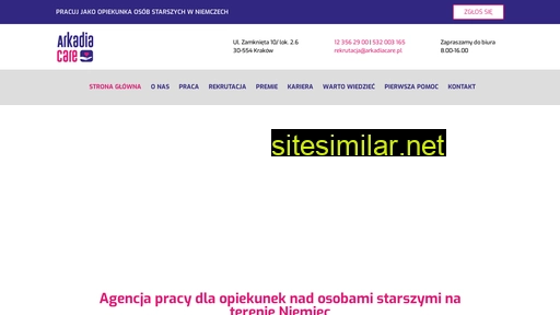 arkadiacare.pl alternative sites