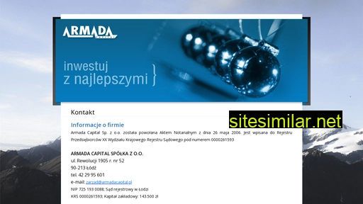 armadacapital.pl alternative sites