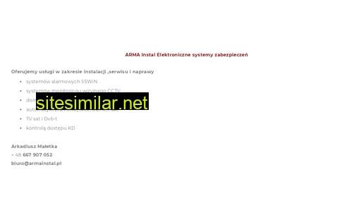 armainstal.pl alternative sites