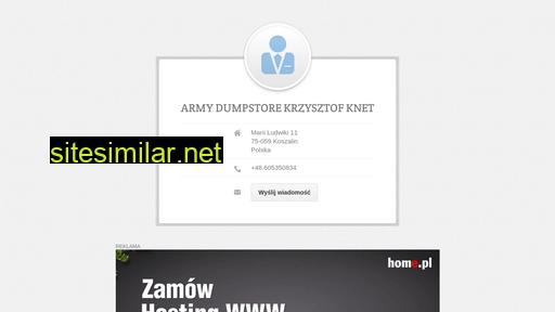 armydumpstore.pl alternative sites
