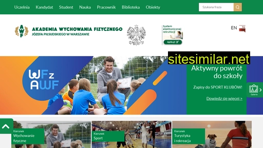 awf.edu.pl alternative sites