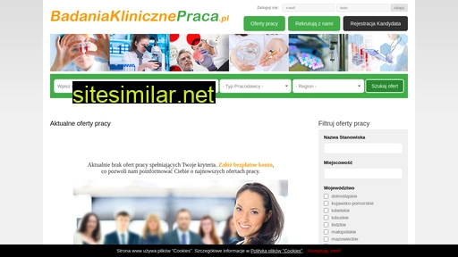 badaniaklinicznepraca.pl alternative sites