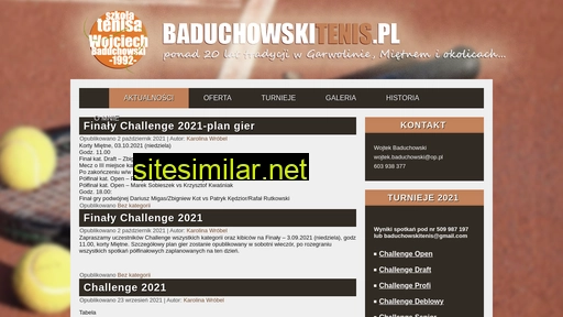 baduchowskitenis.pl alternative sites