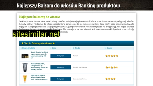 balsamdowlosow.pl alternative sites