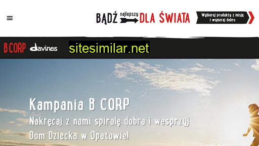 bcorpdavines.pl alternative sites