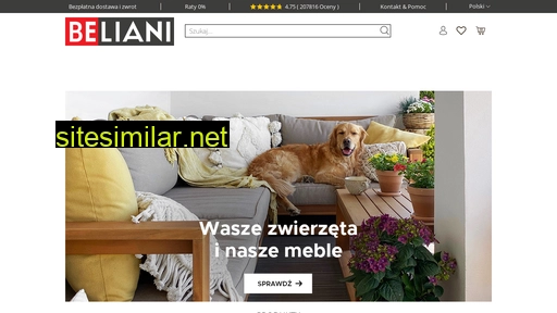 beliani.pl alternative sites