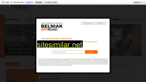 belniakoffroad.pl alternative sites