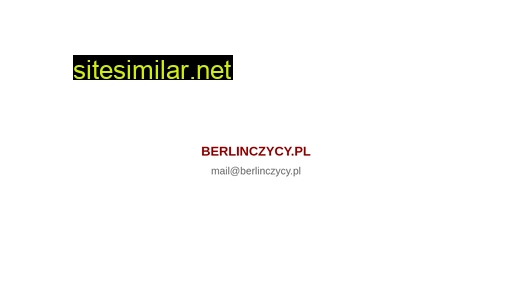 berlinczycy.pl alternative sites