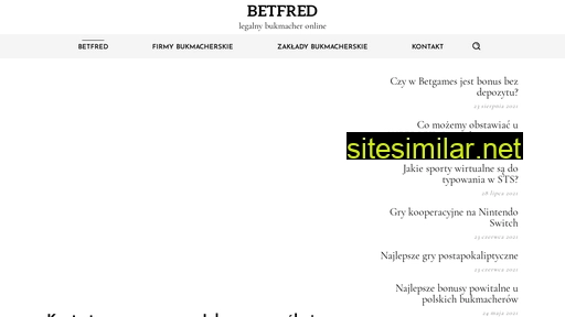 betfred.pl alternative sites