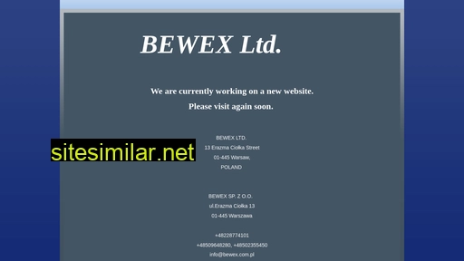 bewex.com.pl alternative sites