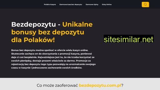 bezdepozytu.com.pl alternative sites