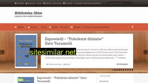 Biblioteka-slow similar sites