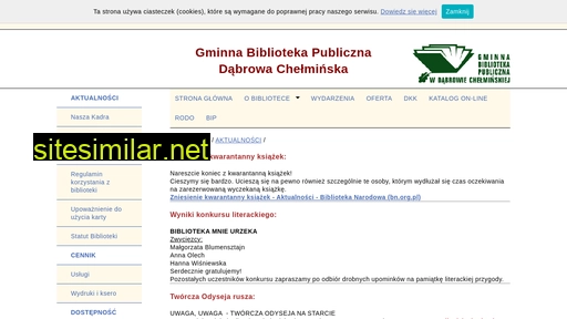 bibliotekadabrowa.pl alternative sites