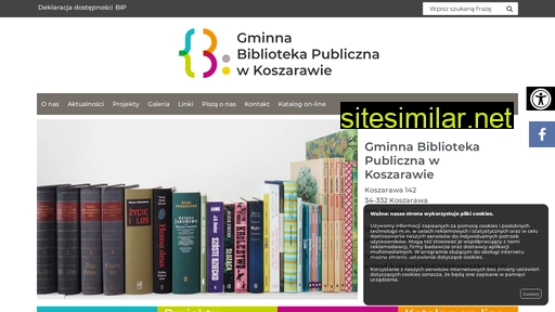 bibliotekakoszarawa.pl alternative sites