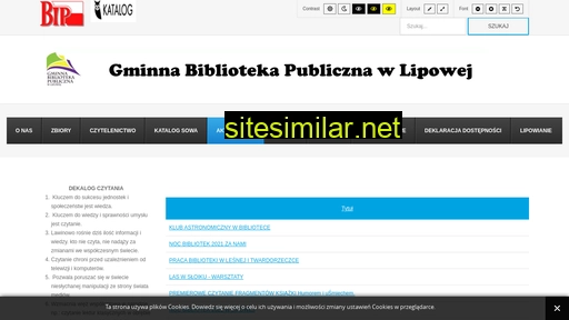 bibliotekalipowa.pl alternative sites