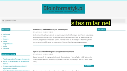 Bioinformatyk similar sites