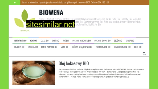biowena.pl alternative sites