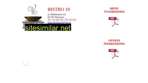 bistro19.waw.pl alternative sites