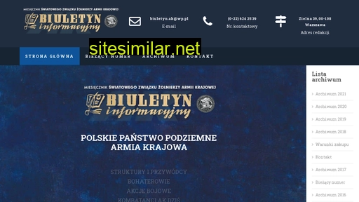 Biuletyn-ak similar sites