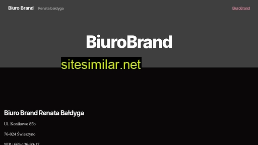 biurobrand.pl alternative sites