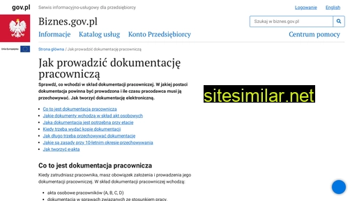 biznes.gov.pl alternative sites