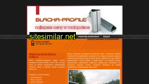 Blacha-profile similar sites