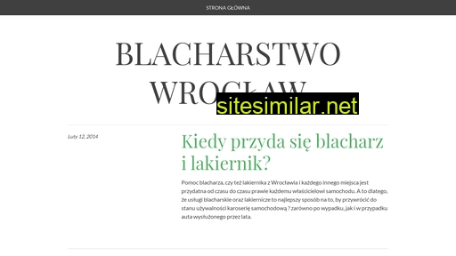 blacharstwo.wroclaw.pl alternative sites