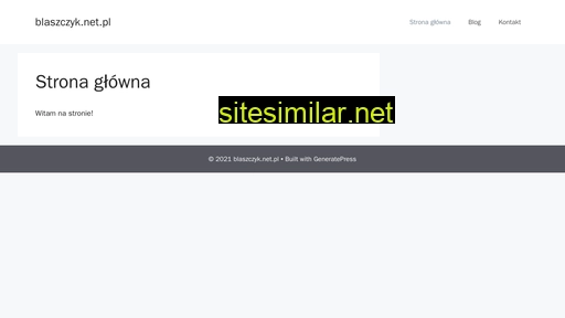 blaszczyk.net.pl alternative sites