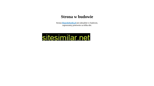 blanchebutik.pl alternative sites