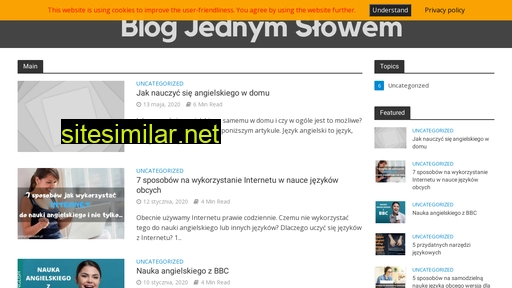 blogjednymslowem.pl alternative sites